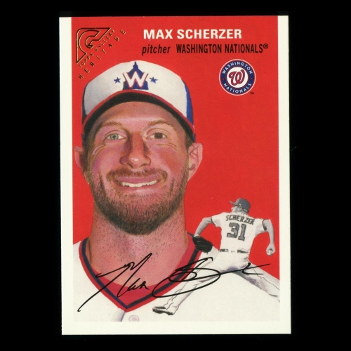 Max Scherzer 2020 Gallery Heritage Red Nationals