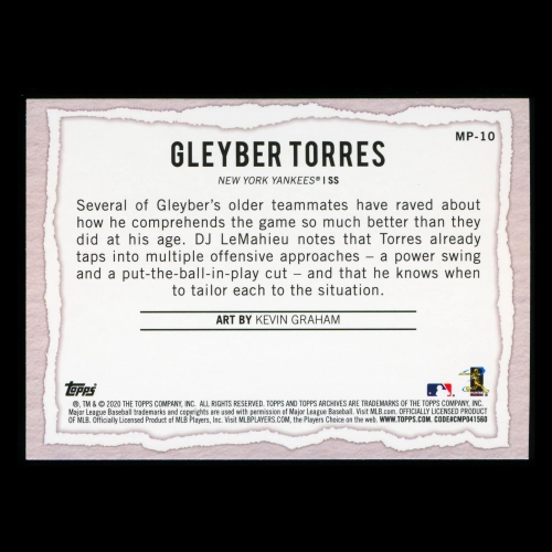Gleyber Torres 2020 Gallery Modern Artists Yankees