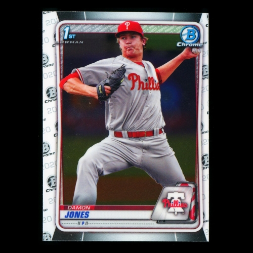 Damon Jones 2020 Bowman Chrome 1st Bowman Prospect Phillies
