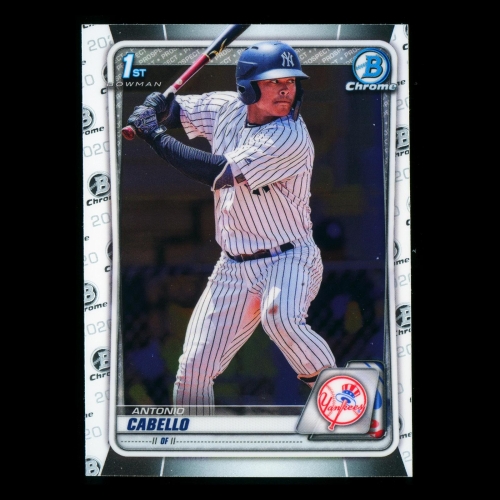 Antonio Cabello 2020 Bowman Chrome 1st Bowman Prospect Yankees