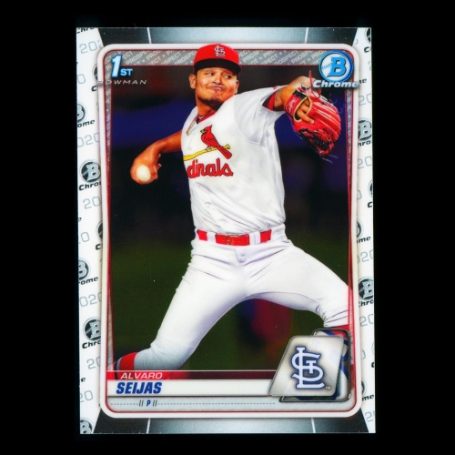 Alvaro Seijas 2020 Bowman Chrome 1st Bowman Prospect Cardinals