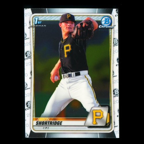 Aaron Shortridge 2020 Bowman Chrome 1st Bowman Prospect Pirate