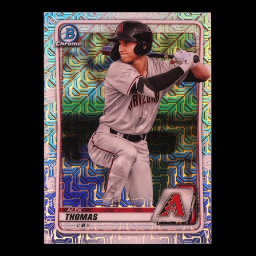 Alek Thomas 2020 Bowman Chrome Prospect Mojo Refractor Diamondbacks