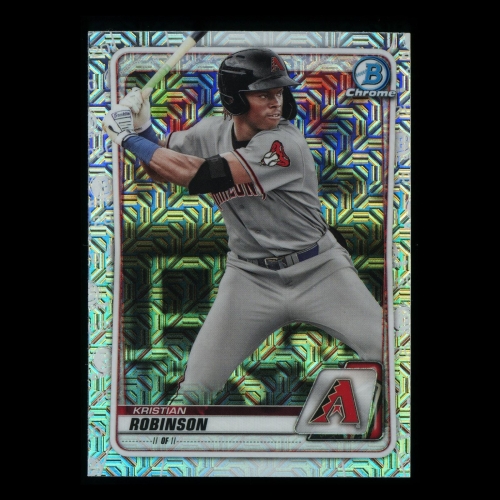 Kristian Robinson 2020 Bowman Chrome Prospect Mojo Refractor Diamondbacks