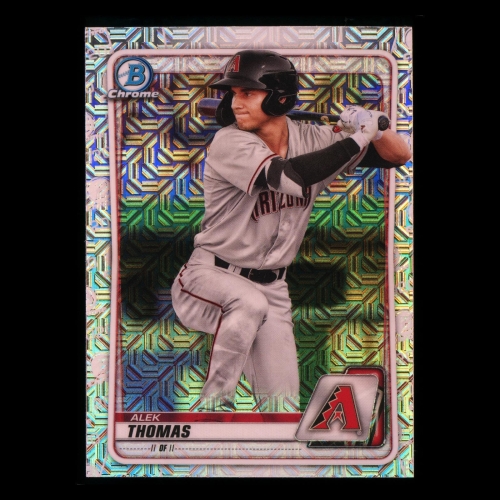 Alek Thomas 2020 Bowman Chrome Prospect Mojo Refractor Diamondbacks