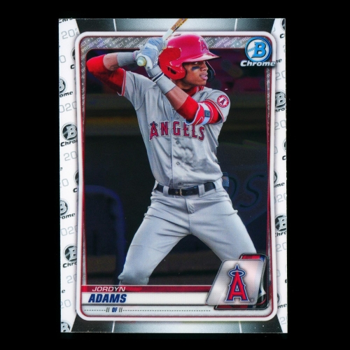 Jordyn Adams 2020 Bowman Chrome Prospect Angels