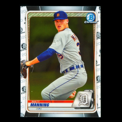 Matt Manning 2020 Bowman Chrome Prospect Tigers