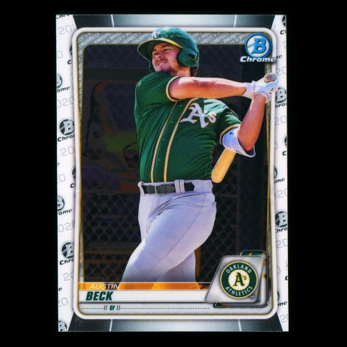 Austin Beck 2020 Bowman Chrome Prospect Athletics