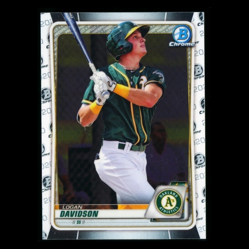 Logan Davidson 2020 Bowman Chrome Prospect Athletics