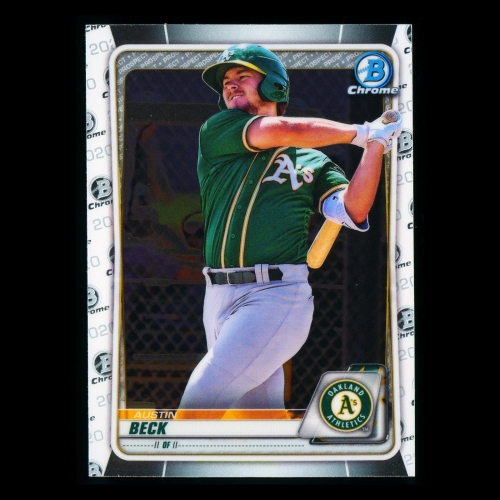 Austin Beck 2020 Bowman Chrome Prospect Athletics