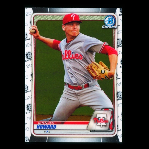 Spencer Howard 2020 Bowman Chrome Prospect Phillies