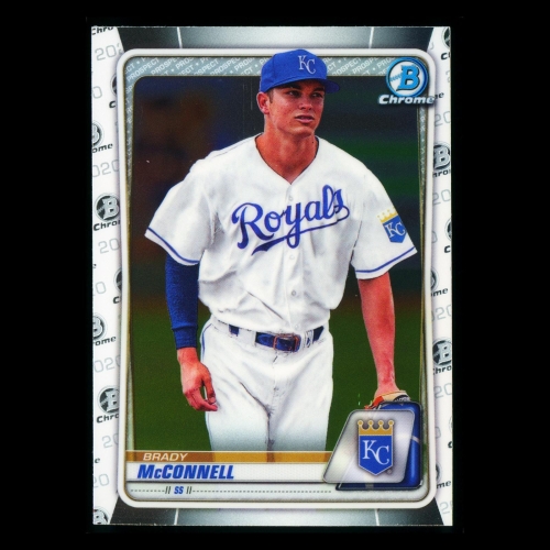 Brady McConnell 2020 Bowman Chrome Prospect Royals