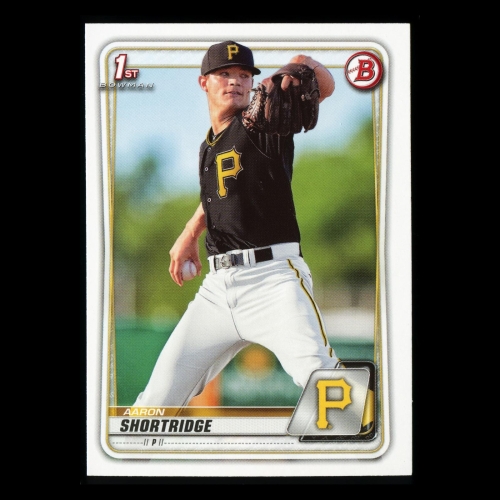 Aaron Shortridge 2020 Bowman 1st Bowman Prospect Pirates