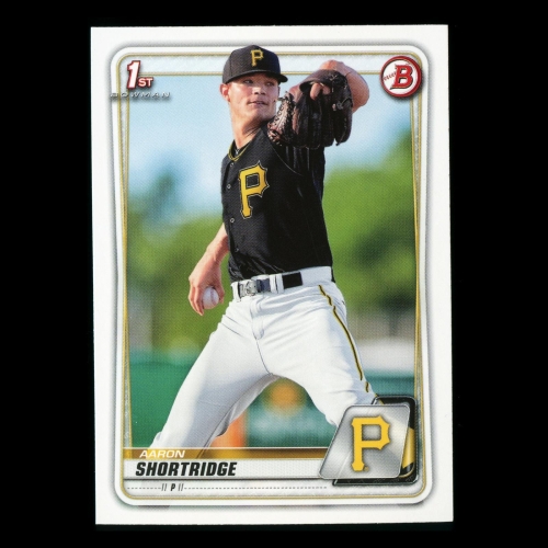 Aaron Shortridge 2020 Bowman 1st Bowman Prospect Pirates
