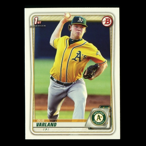 Gus Varland 2020 Bowman 1st Bowman Prospect Athletics