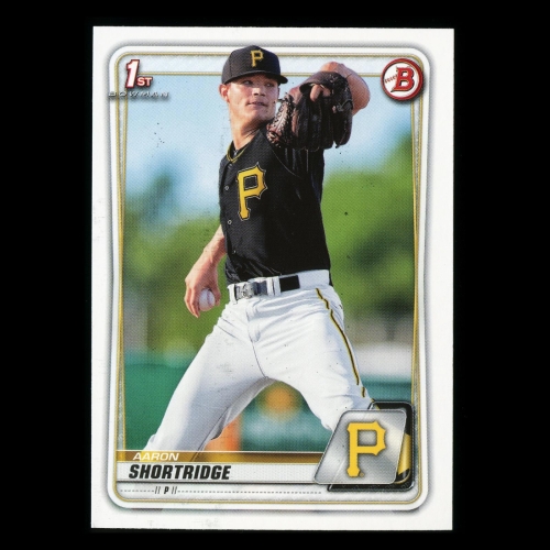Aaron Shortridge 2020 Bowman 1st Bowman Prospect Pirates