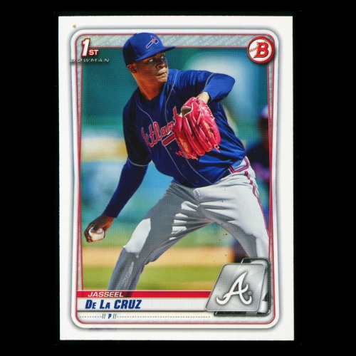 Jasseel De La Cruz 2020 Bowman 1st Bowman Prospect Braves