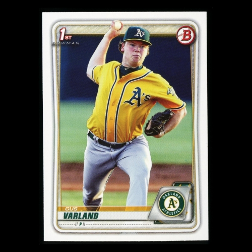 Gus Varland 2020 Bowman 1st Bowman Prospect Athletics
