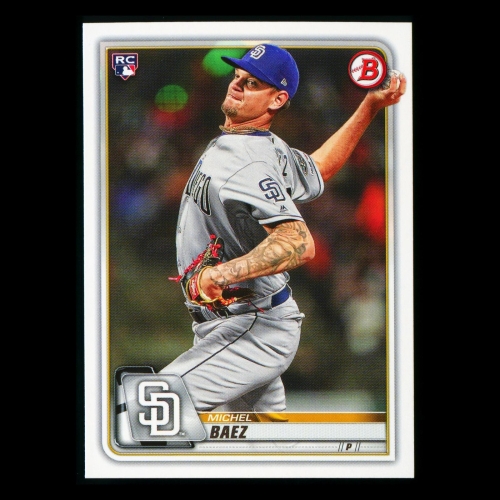 Michel Baez RC 2020 Bowman Rookie Padres