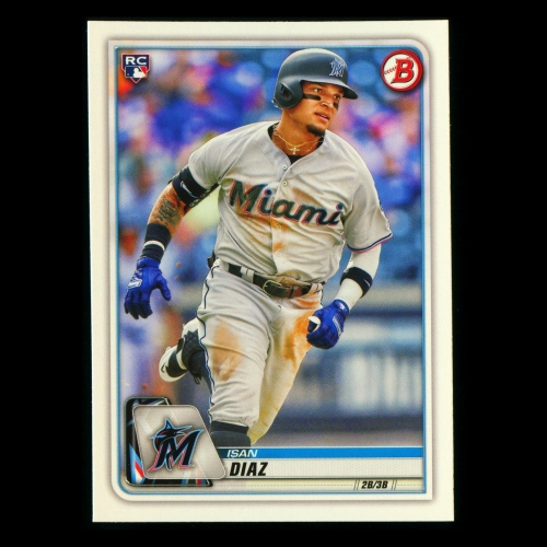 Isan Diaz RC 2020 Bowman Rookie Marlins