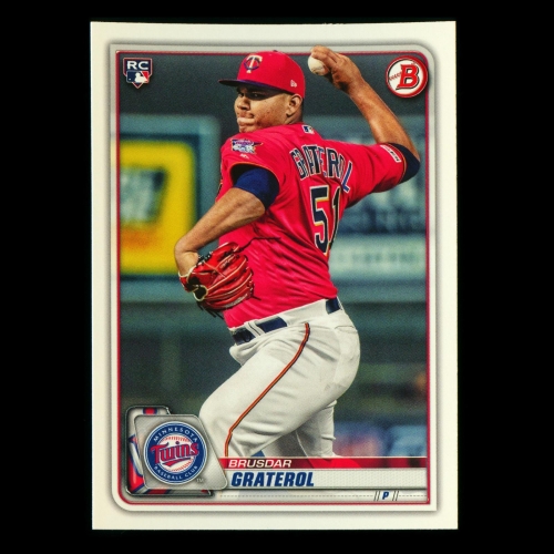 Brusdar Graterol RC 2020 Bowman Rookie Twins