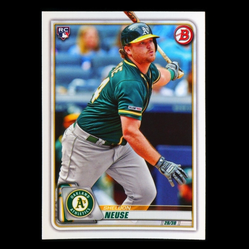 Sheldon Neuse RC 2020 Bowman Rookie Athletics