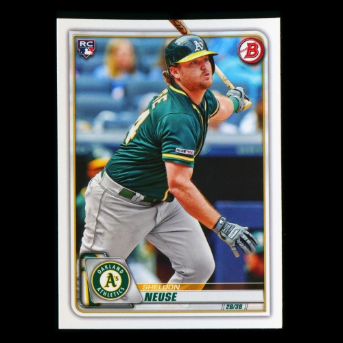 Sheldon Neuse RC 2020 Bowman Rookie Athletics