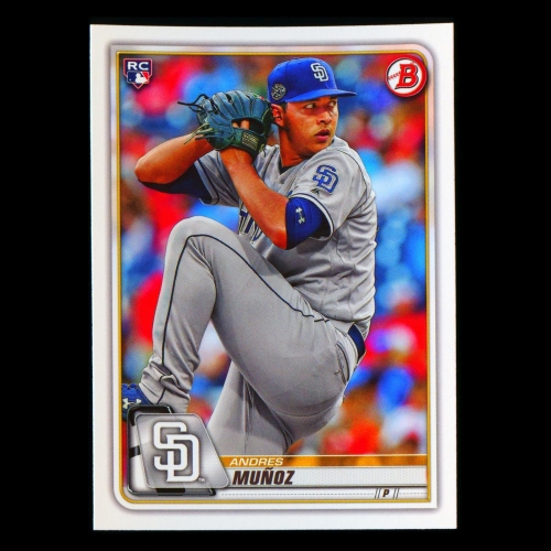Andres Munoz RC 2020 Bowman Rookie Padres