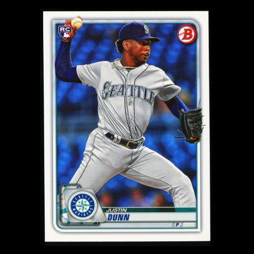 Justin Dunn RC 2020 Bowman Rookie Mariners