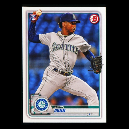 Justin Dunn RC 2020 Bowman Rookie Mariners