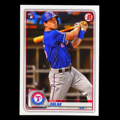 Nick Solak RC 2020 Bowman Rookie Rangers