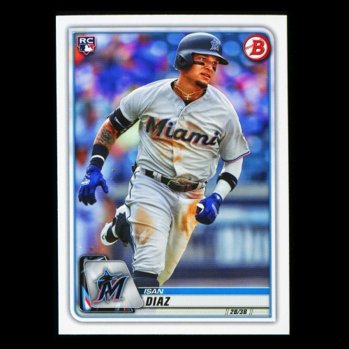 Isan Diaz RC 2020 Bowman Rookie Marlins