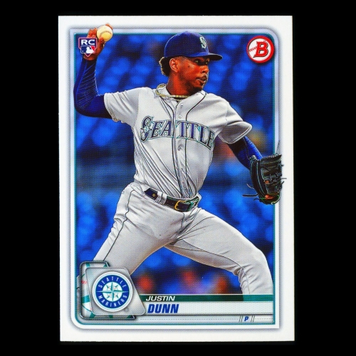 Justin Dunn RC 2020 Bowman Rookie Mariners
