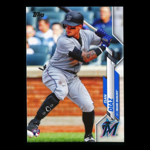 Isan Diaz RC 2020 Topps Rookie Marlines