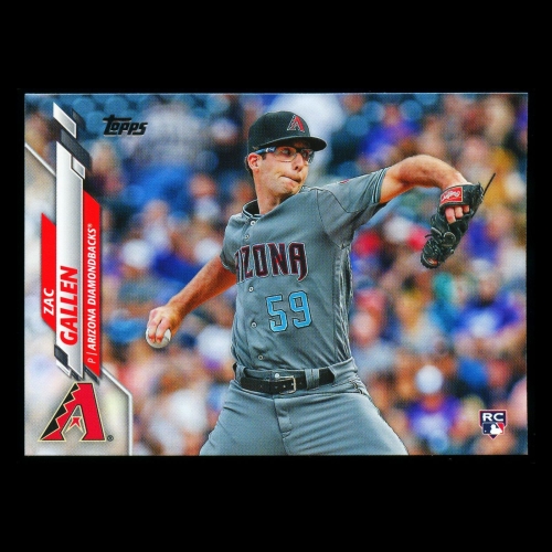 Zac Gallen RC 2020 Topps Rookie Diamondbacks