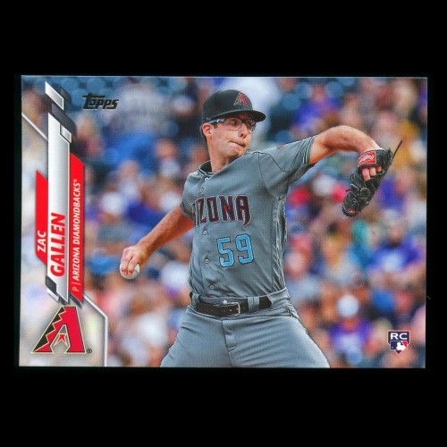 Zac Gallen RC 2020 Topps Rookie Diamondbacks