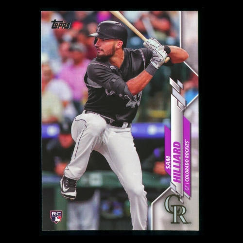 Sam Hilliard RC 2020 Topps Rookie Rockies