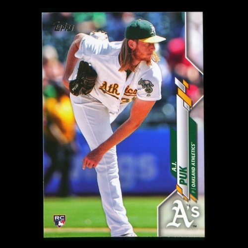 A.J. Puk RC 2020 Topps Rookie Athletics