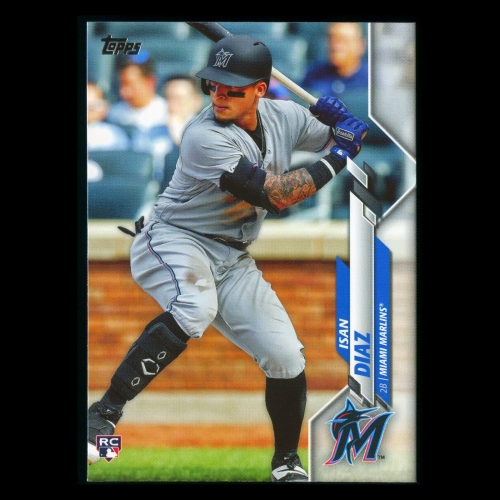 Isan Diaz RC 2020 Topps Rookie Marlines