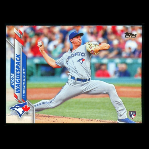 Jacob Waguespack RC 2020 Topps Rookie Blue Jays