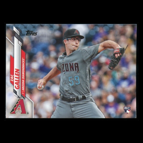Zac Gallen RC 2020 Topps Rookie Diamondbacks