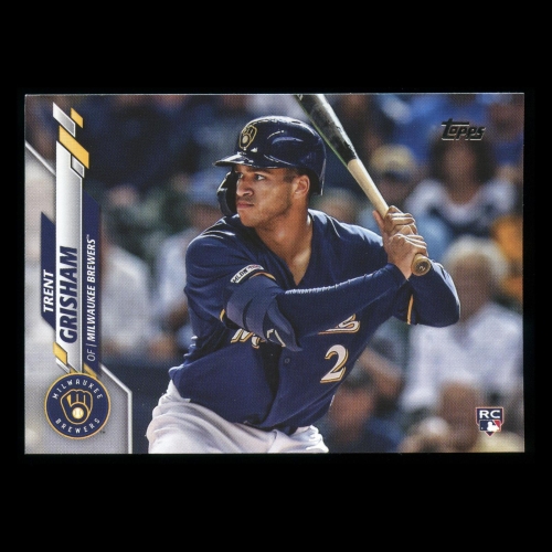 Trent Grisham RC 2020 Topps Rookie Brewers