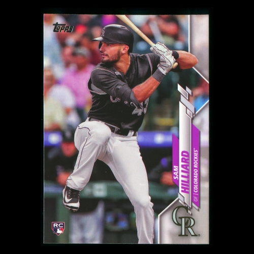 Sam Hilliard RC 2020 Topps Rookie Rockies