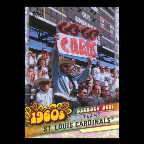St. Louis Cardinals 2020 Topps Decades' Best Teams 1960s