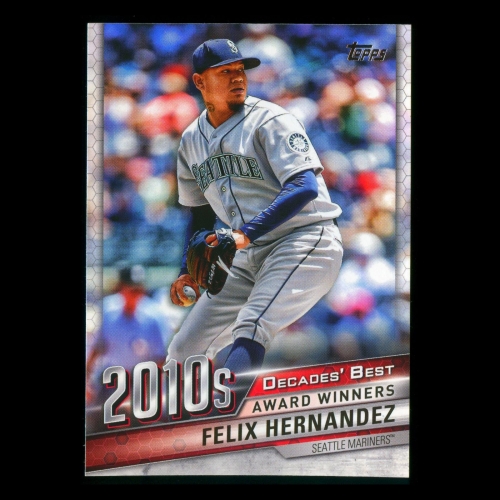 Felix Hernandez 2020 Topps Decades' Best Award Winners 2010s
