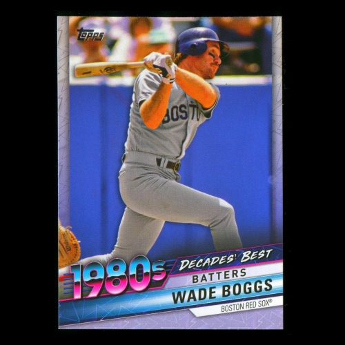 Wade Boggs 2020 Topps Decades' Best Batters 1980s Red Sox