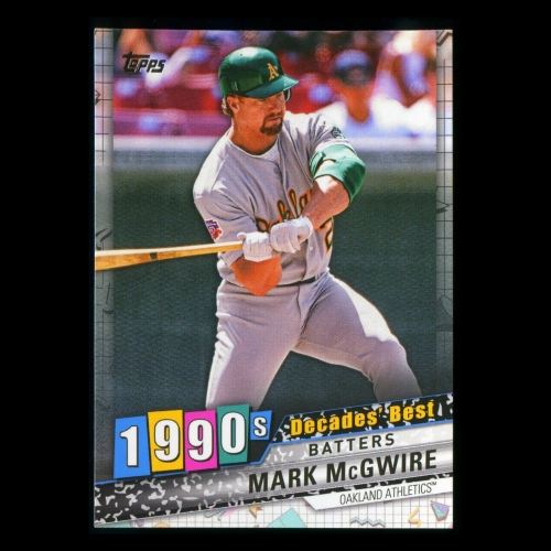 Mark McGwire 2020 Topps Decades' Best Batters 1990s Athletics