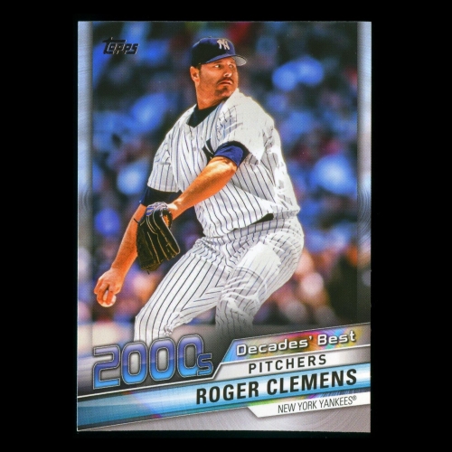 Roger Clemens 2020 Topps Decades' Best Pitchers 2000s Yankees