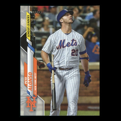 Pete Alonso 2020 Topps League Leaders Mets