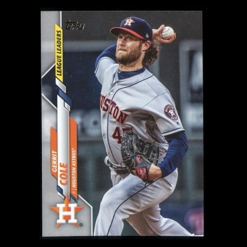 Gerrit Cole 2020 Topps League Leaders Astros